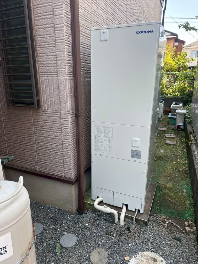 寒川町でのコロナ エコキュート交換工事