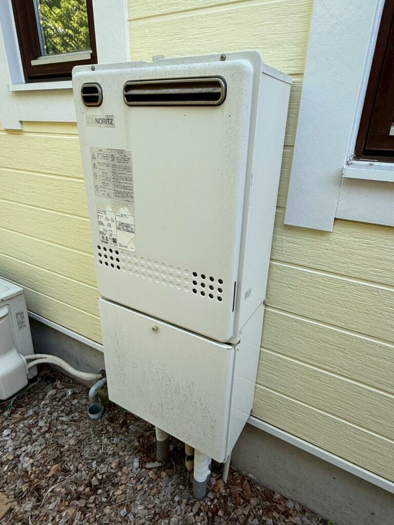 経年劣化した古いノーリツ給湯器