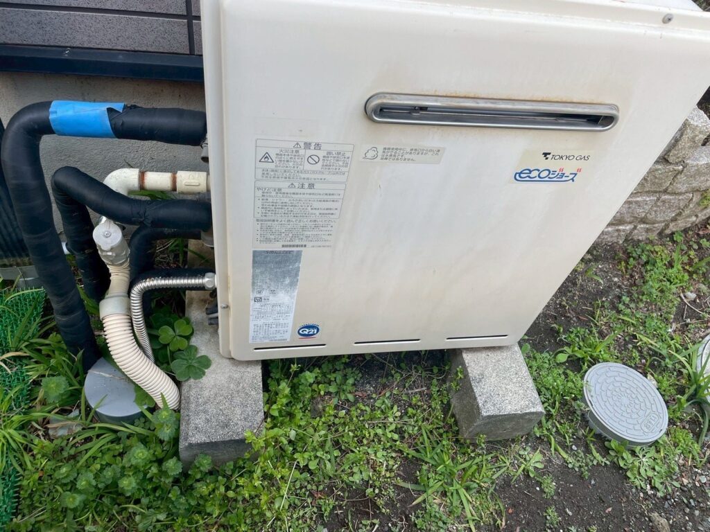 古いリンナイ給湯器