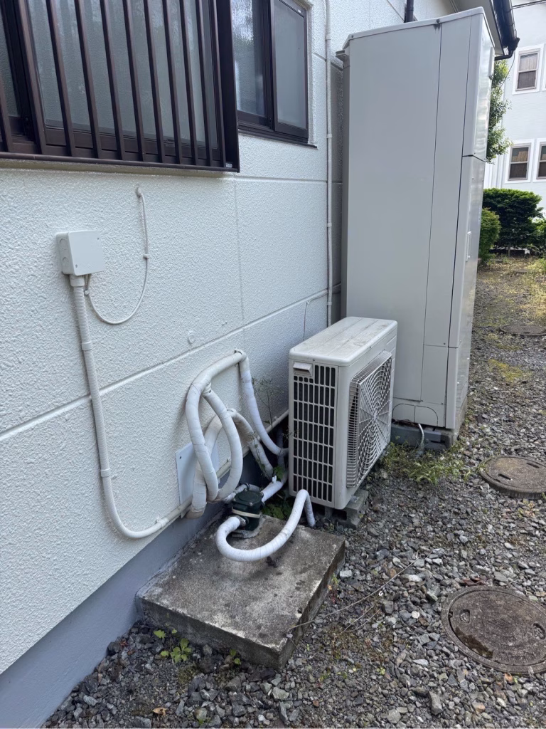 茅ヶ崎市でのコロナ エコキュート交換工事