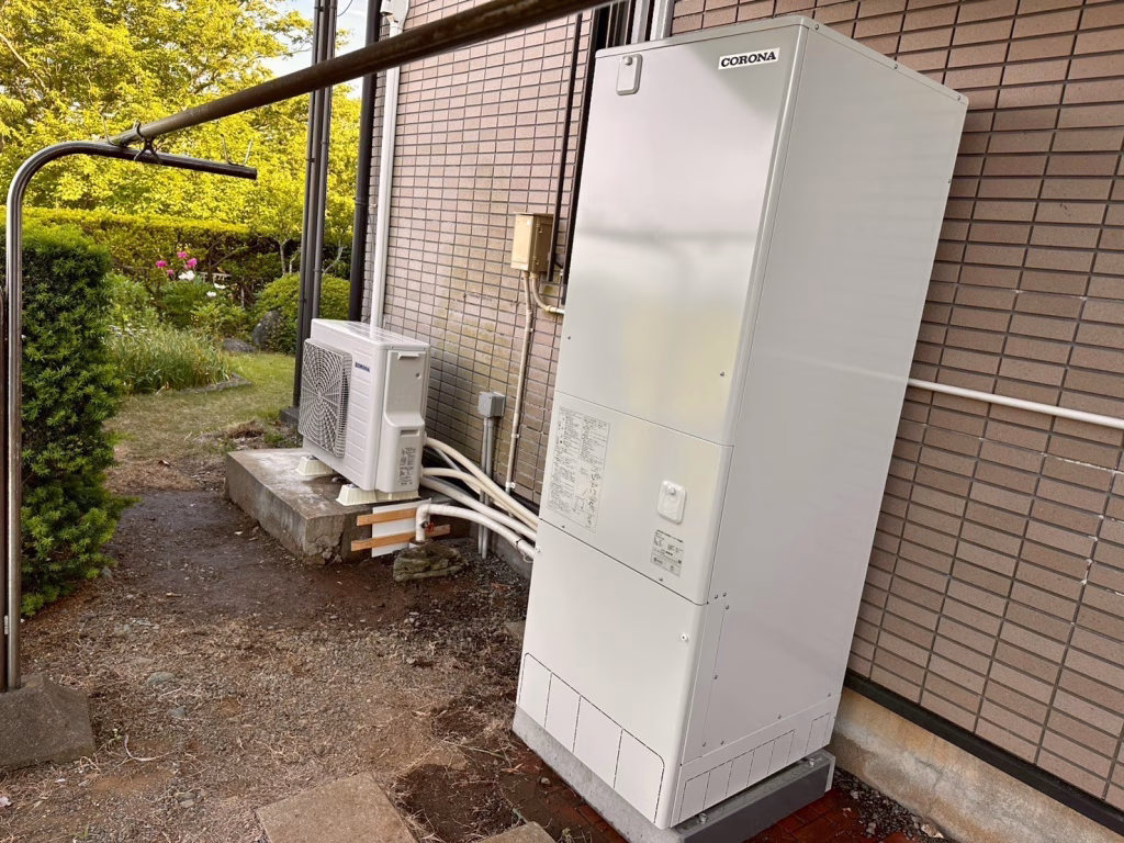 平塚市でのコロナ エコキュート交換工事