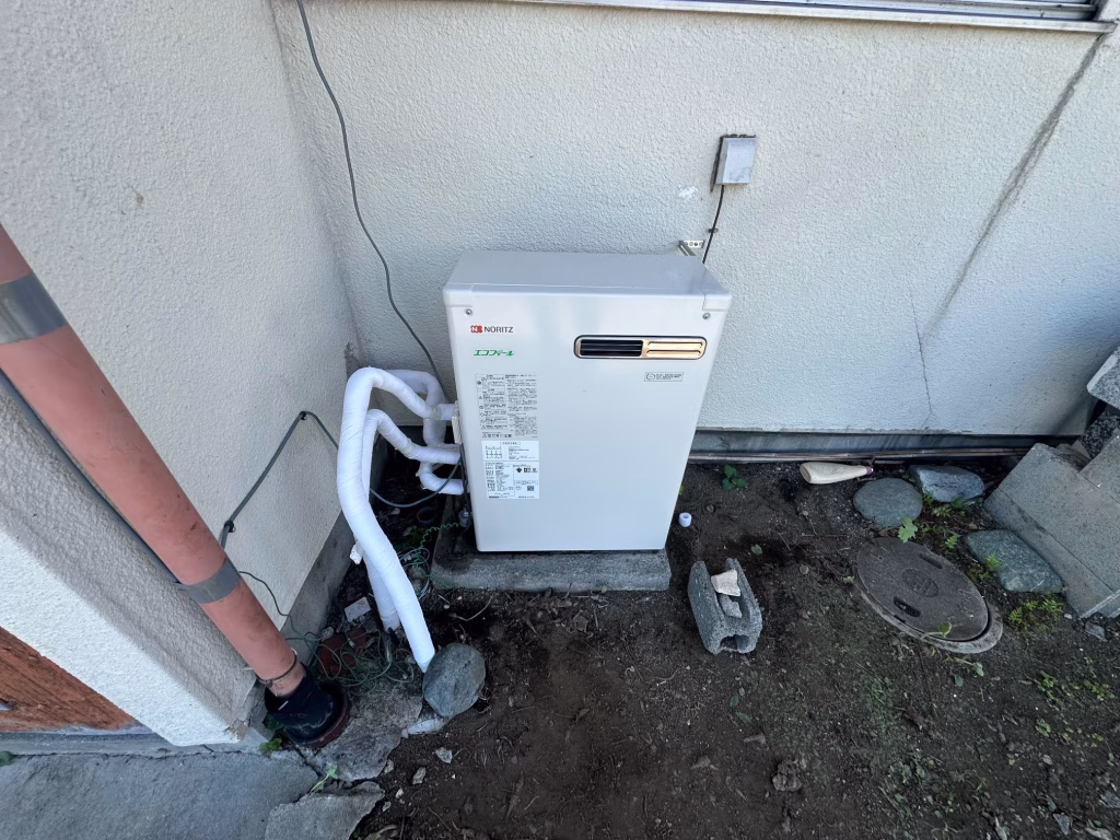 藤沢市でのノーリツ石油給湯器交換工事