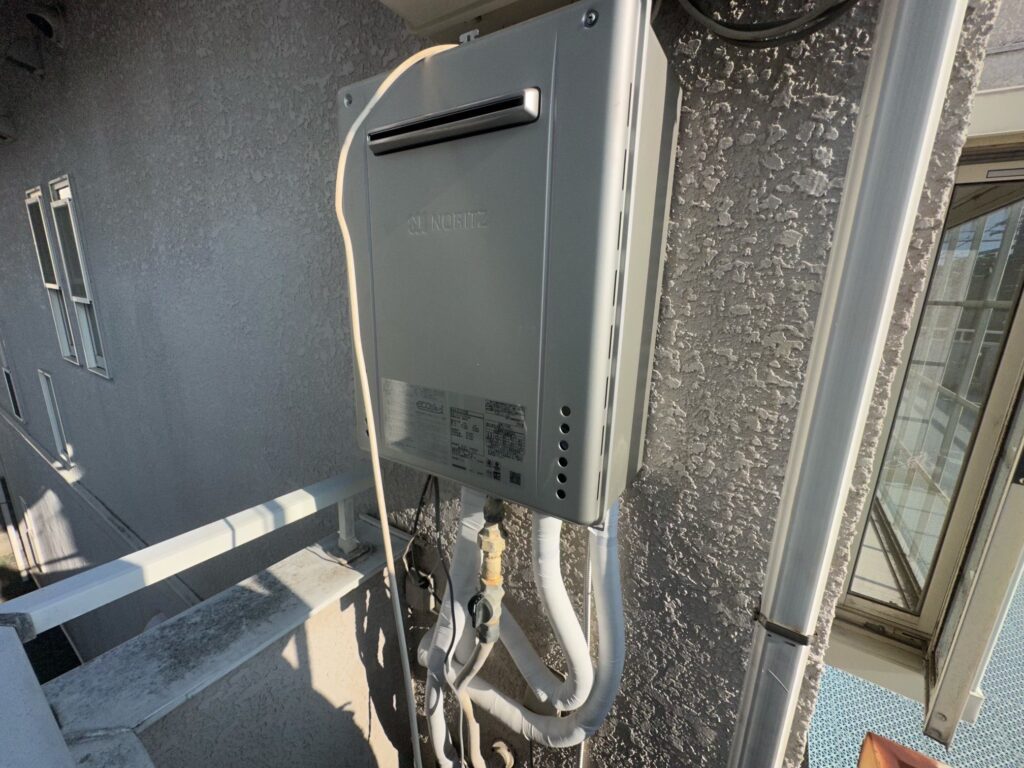茅ヶ崎市交換後のノーリツ給湯器